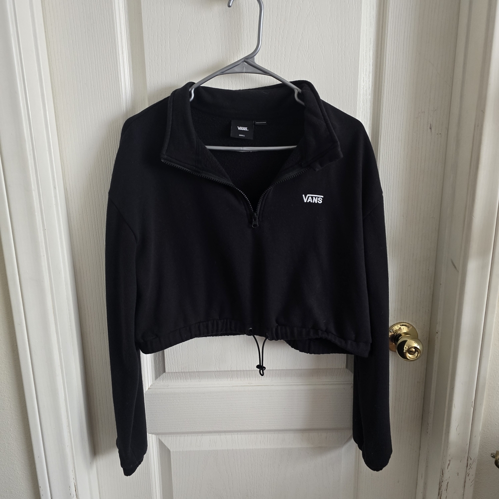 Vans Women's Black Cropped Top
